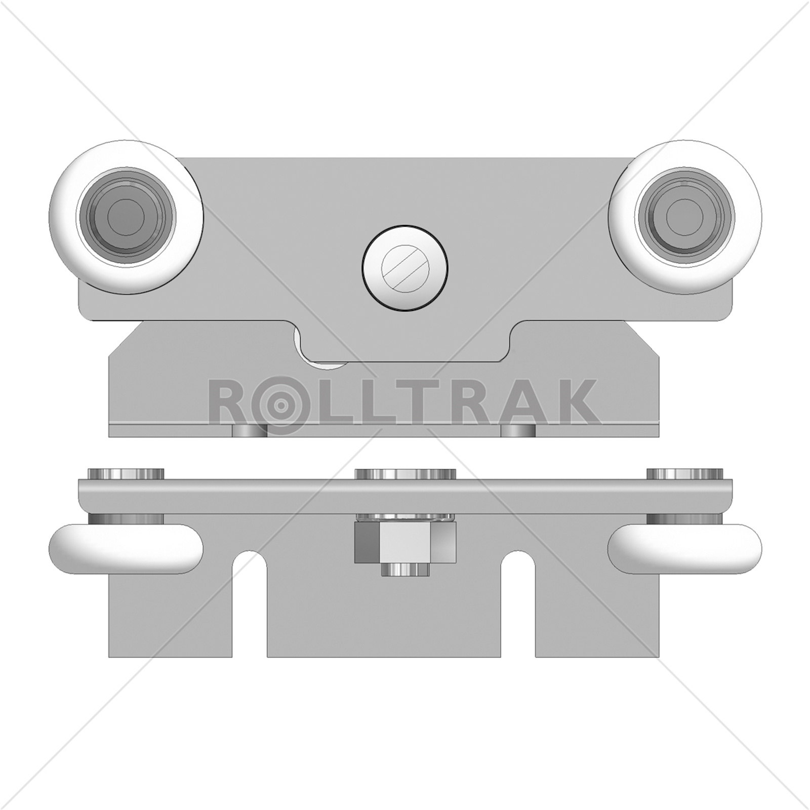 Rolltrak Spares Wardrobe Door Top Hung Assembly Trolley