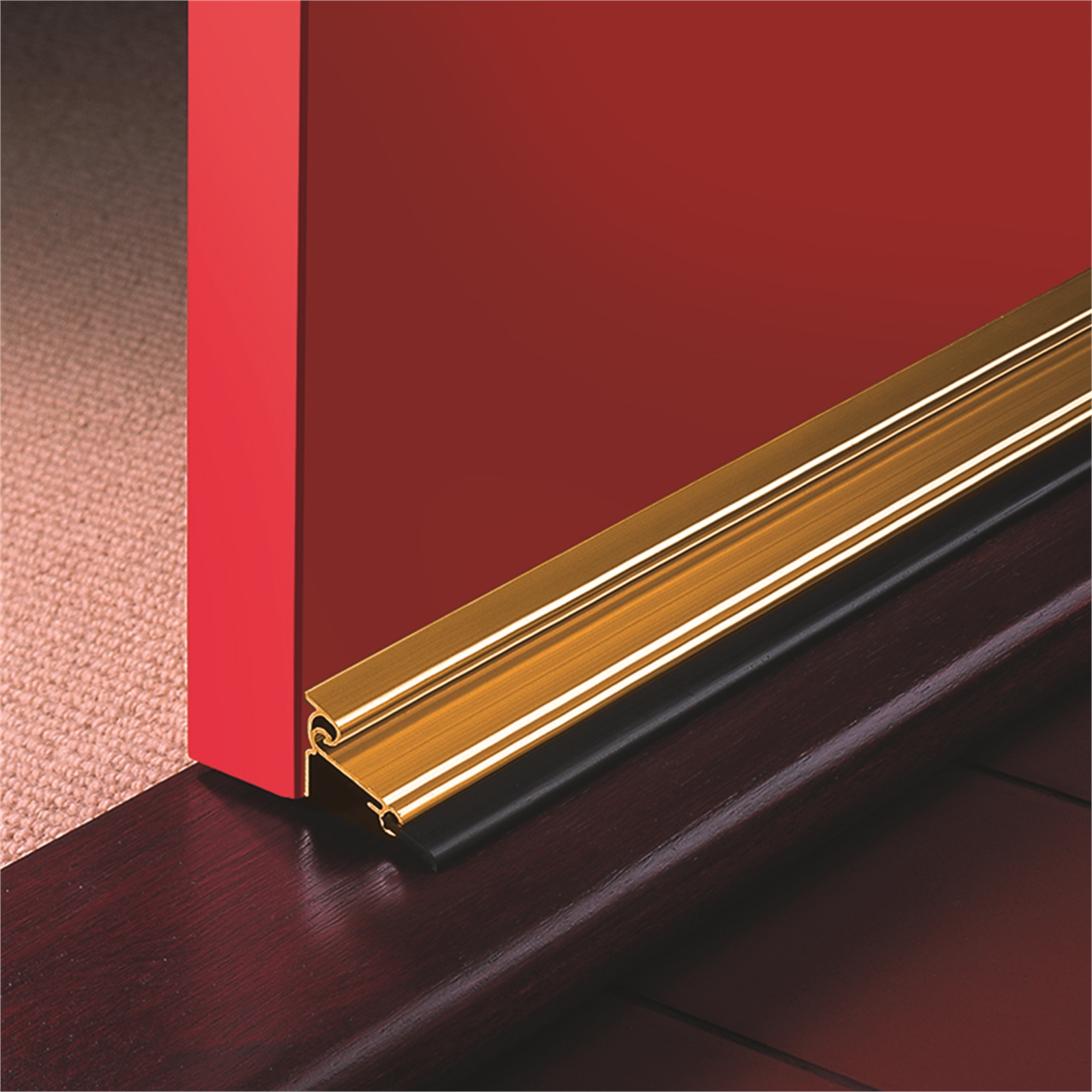 Raven 1220mm Gold Automatic Weather Door Seal