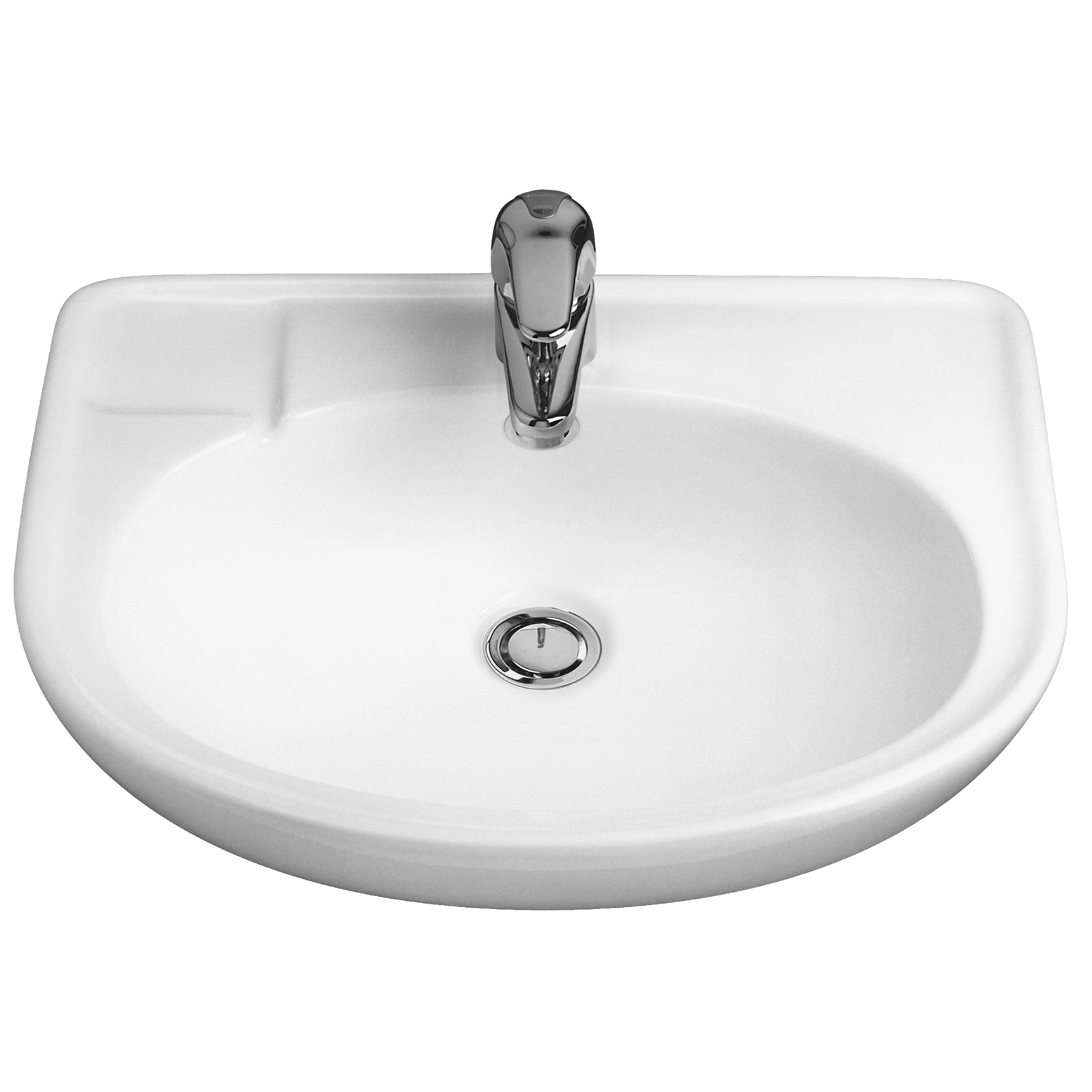 Caroma Laser Semi Recessed Basin with 3 Tap Holes