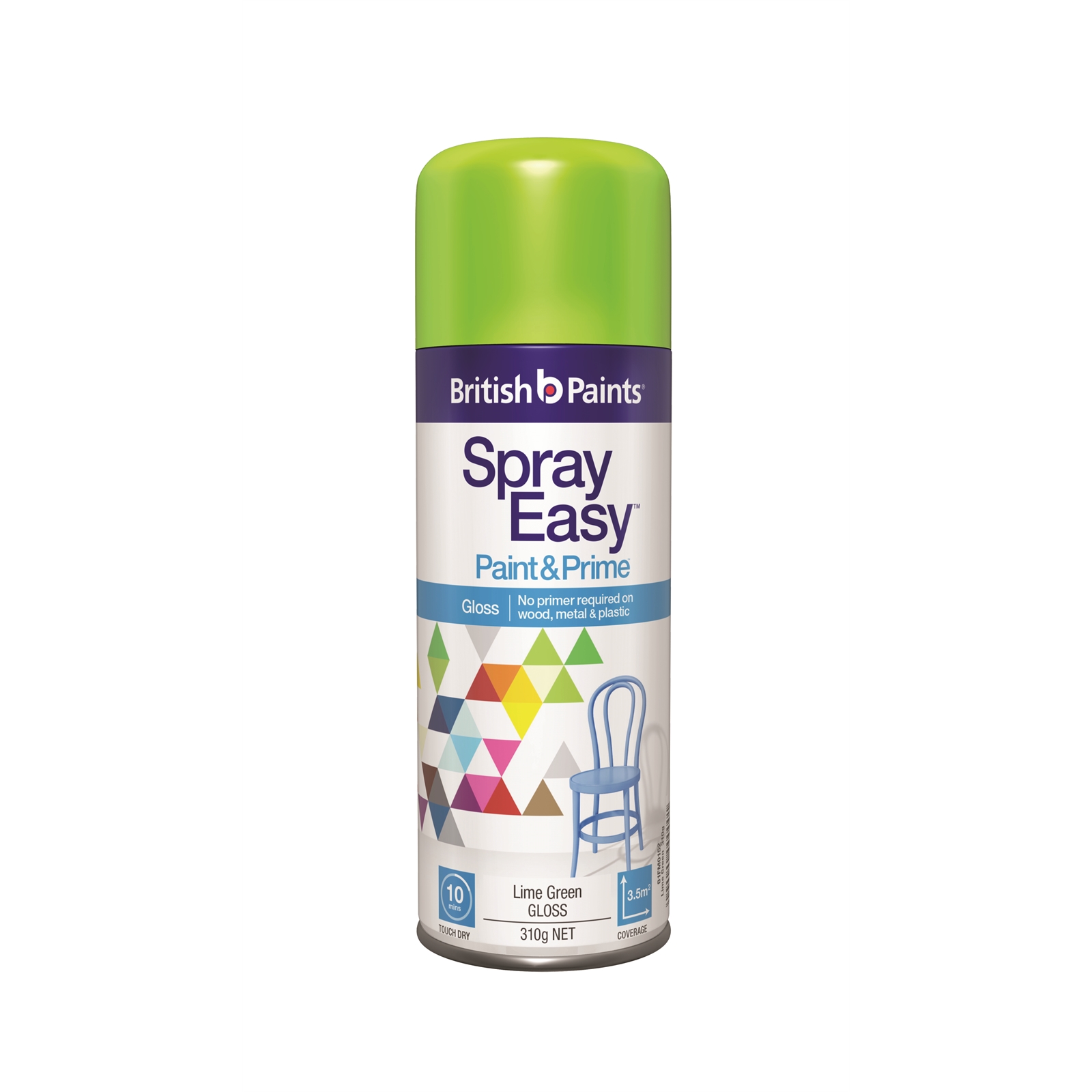 British Paints 310g Spray Easy Gloss Lime Green Bunnings Warehouse