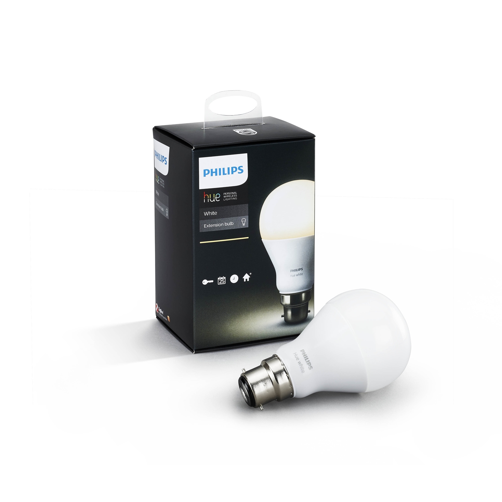 Philips Hue White Bayonet Cap (B22) Dimmable LED Smart Bulb