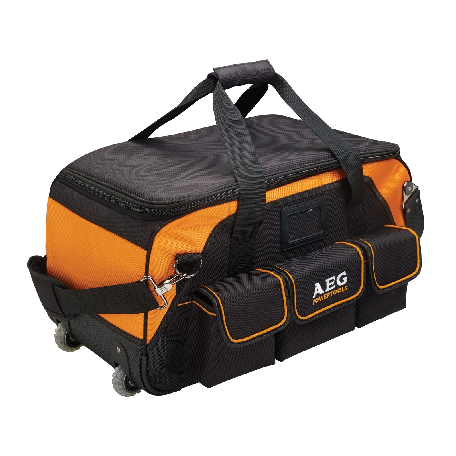 AEG Rectangle Zip Contractor Tool Bag With Wheels