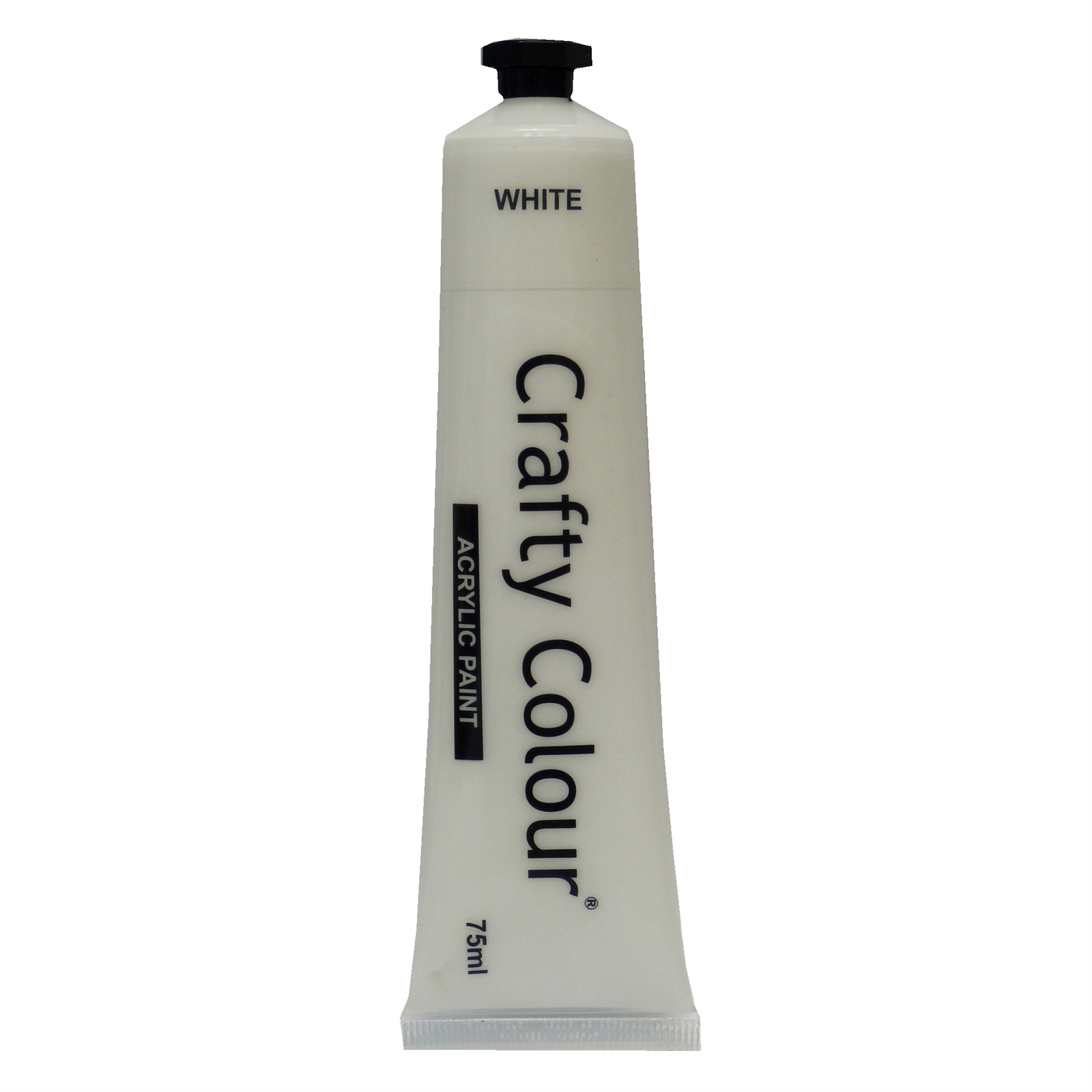 Crafty Colour 75ml White Acrylic Paint Bunnings Warehouse