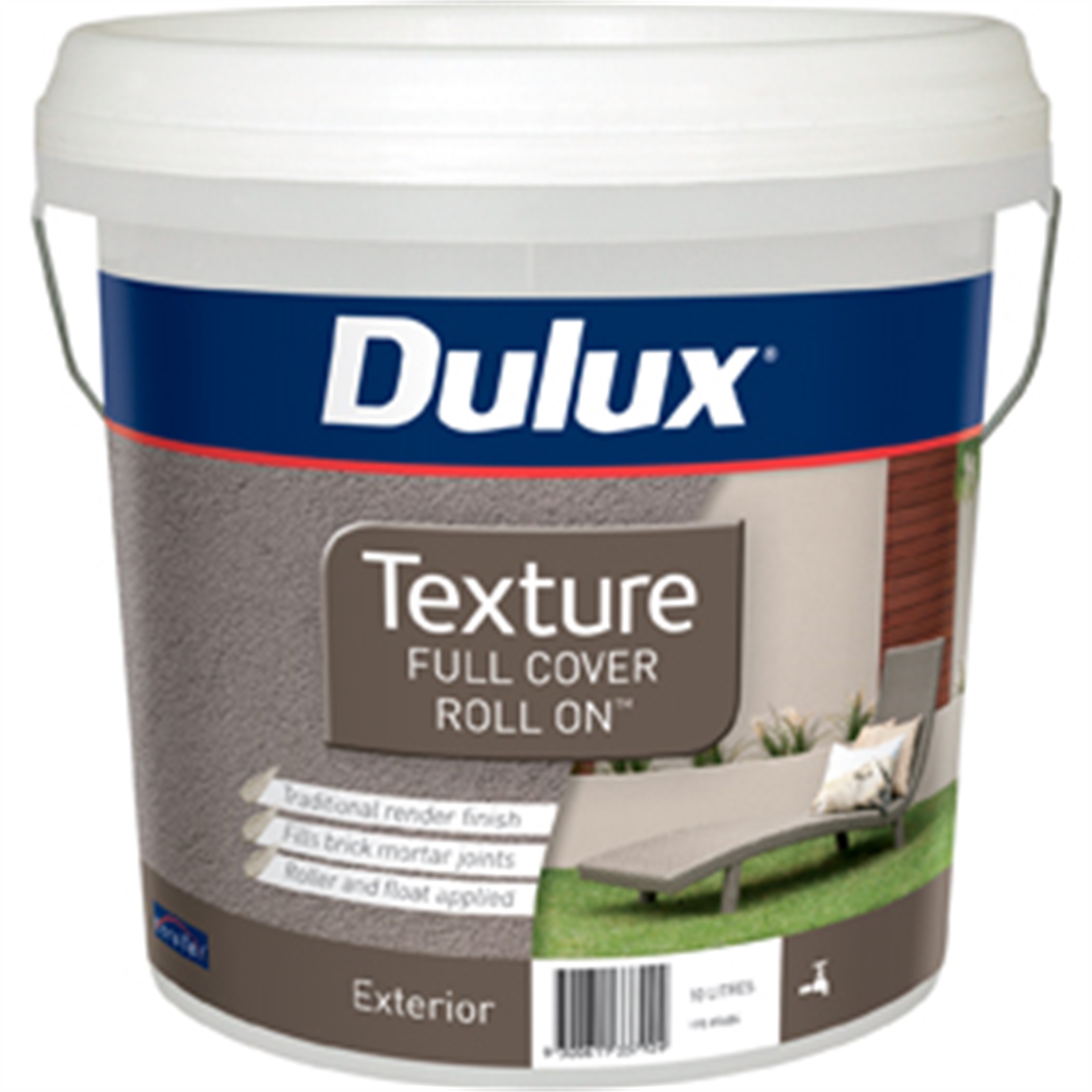 Dulux 10L Texture Full Cover Exterior Paint