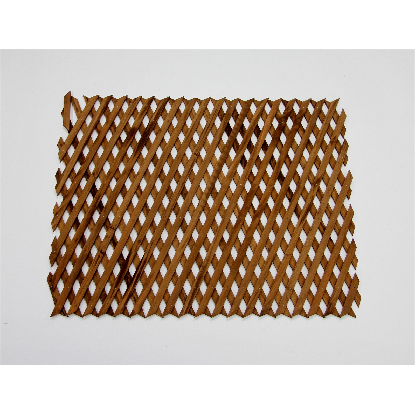 Lattice Makers 2400 x 1200mm Brown Expandable Hardwood Trellis