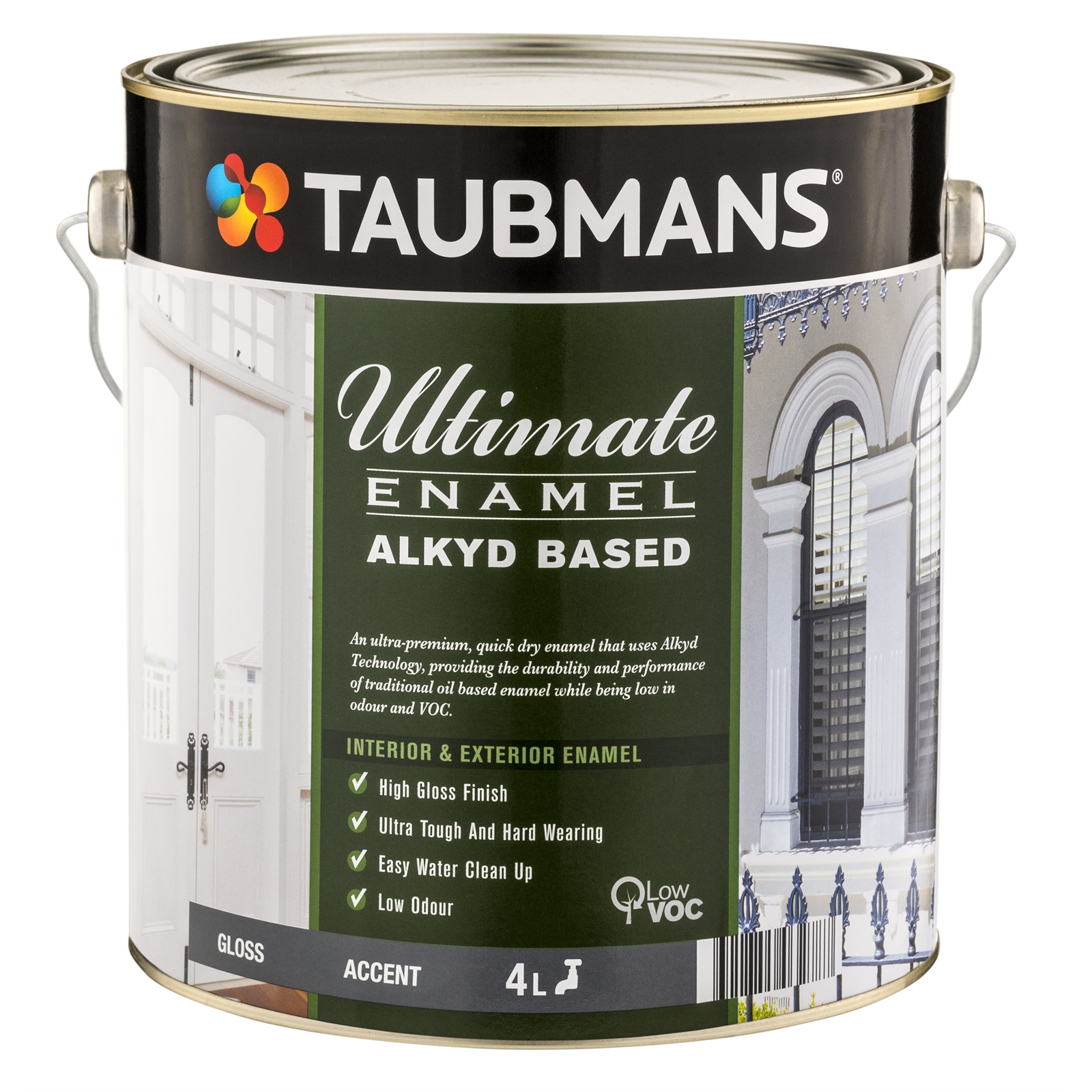 Taubmans Ultimate Enamel 4L Accent Gloss Alkyd Based Enamel