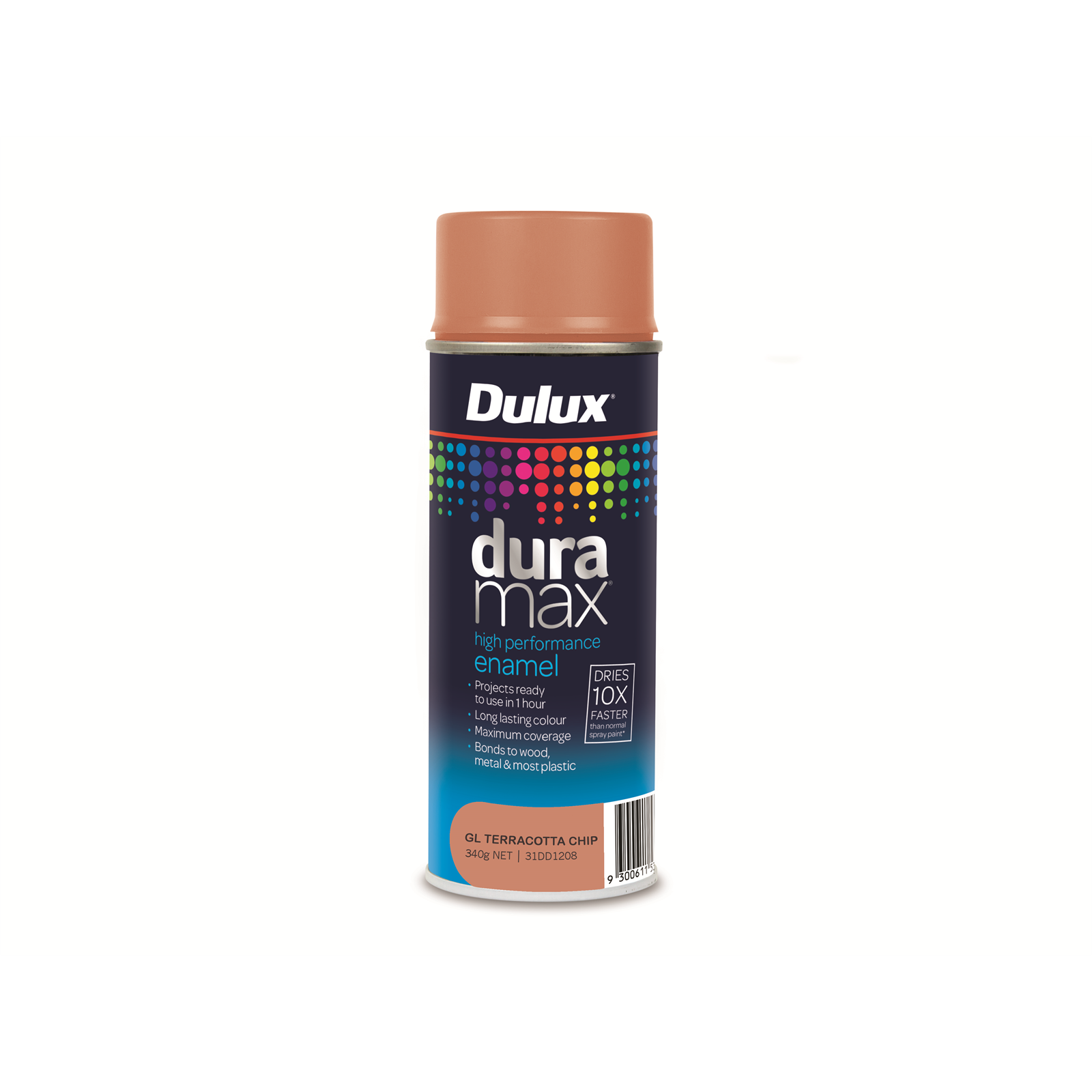 Dulux Duramax 340g Gloss Terracotta Chip Spray Paint