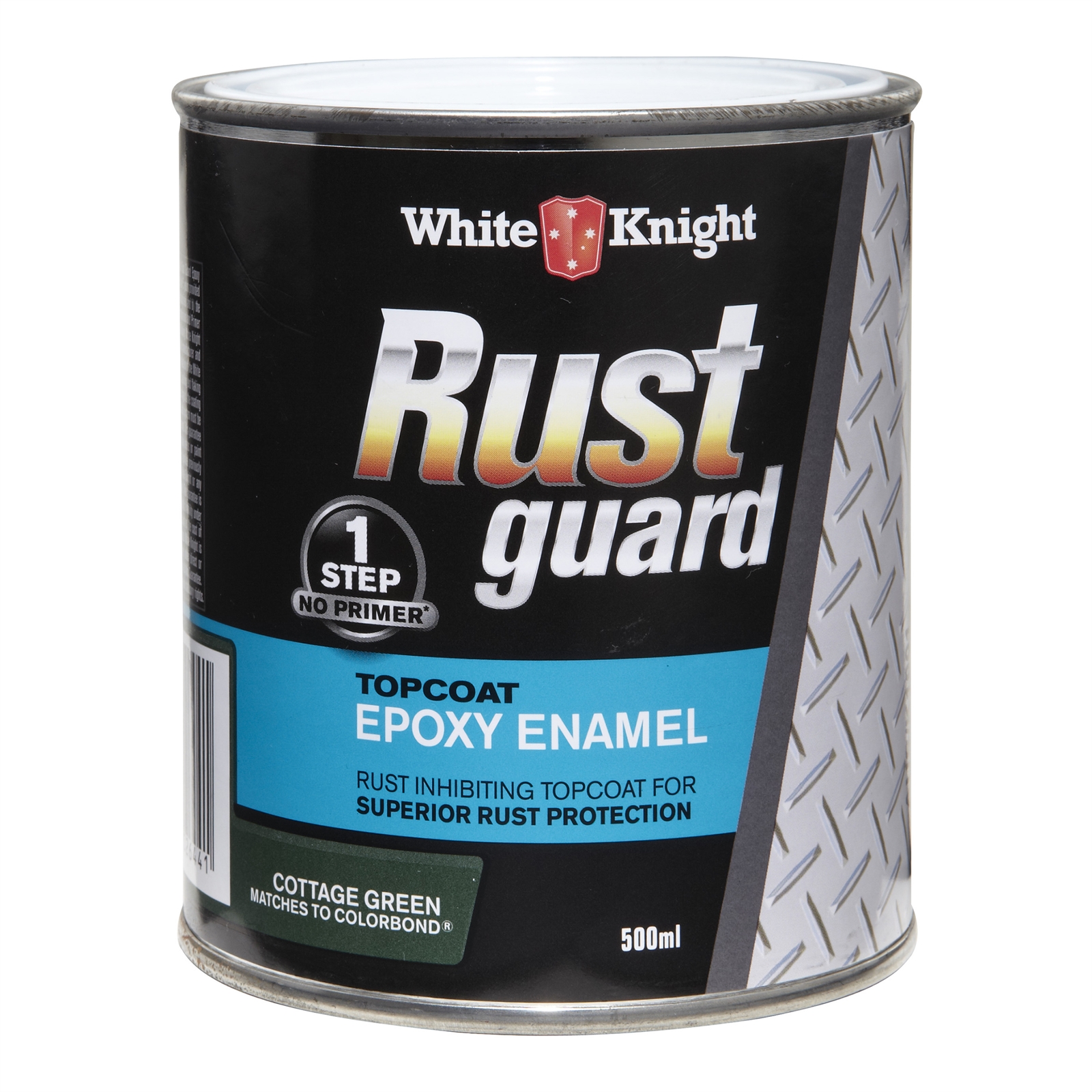 White Knight Rust Guard 500ml Cottage Green Epoxy Enamel Paint