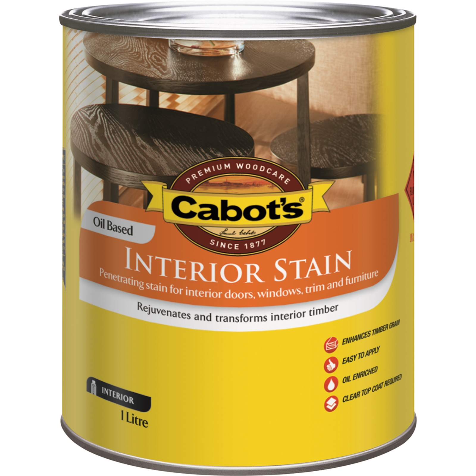 Cabot's 1L Maple Interior Stain