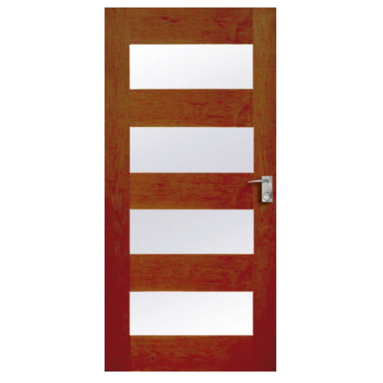 Hume Doors & Timber 2040 x 1200 x 40mm Savoy Entrance Door With Clear Glass