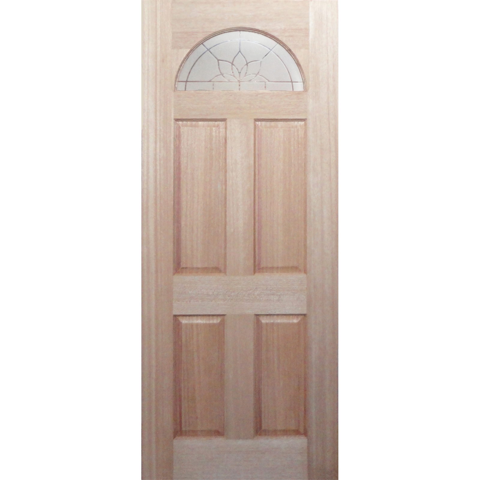 Woodcraft Doors 2040 x 820 x 40mm Carolina Entrance Door With Frosted Glass