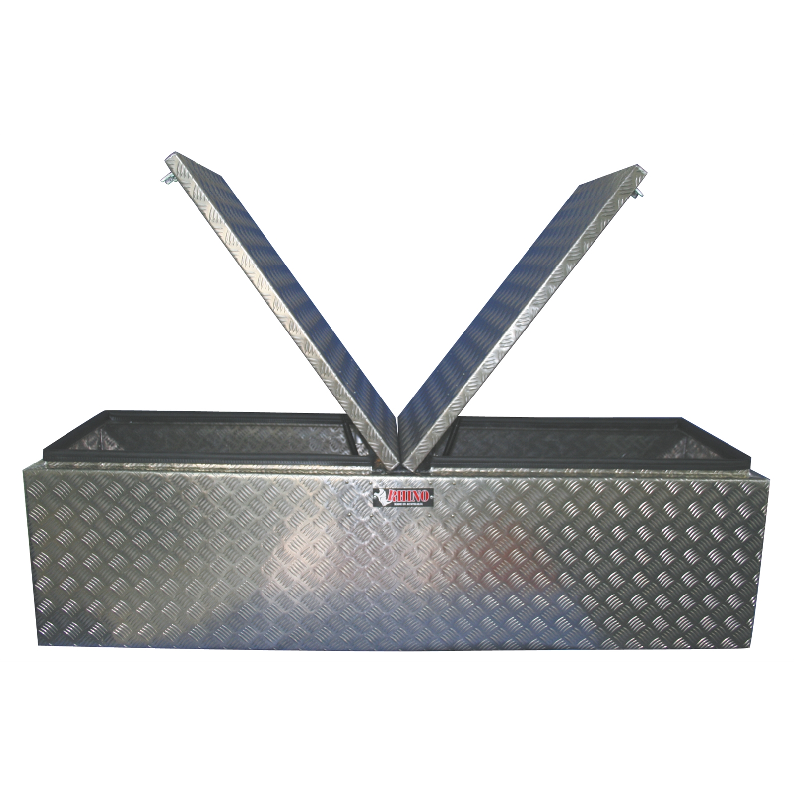 Rhino 1760 x 520 x 480mm Gull Wing Checkerplate Tool Box