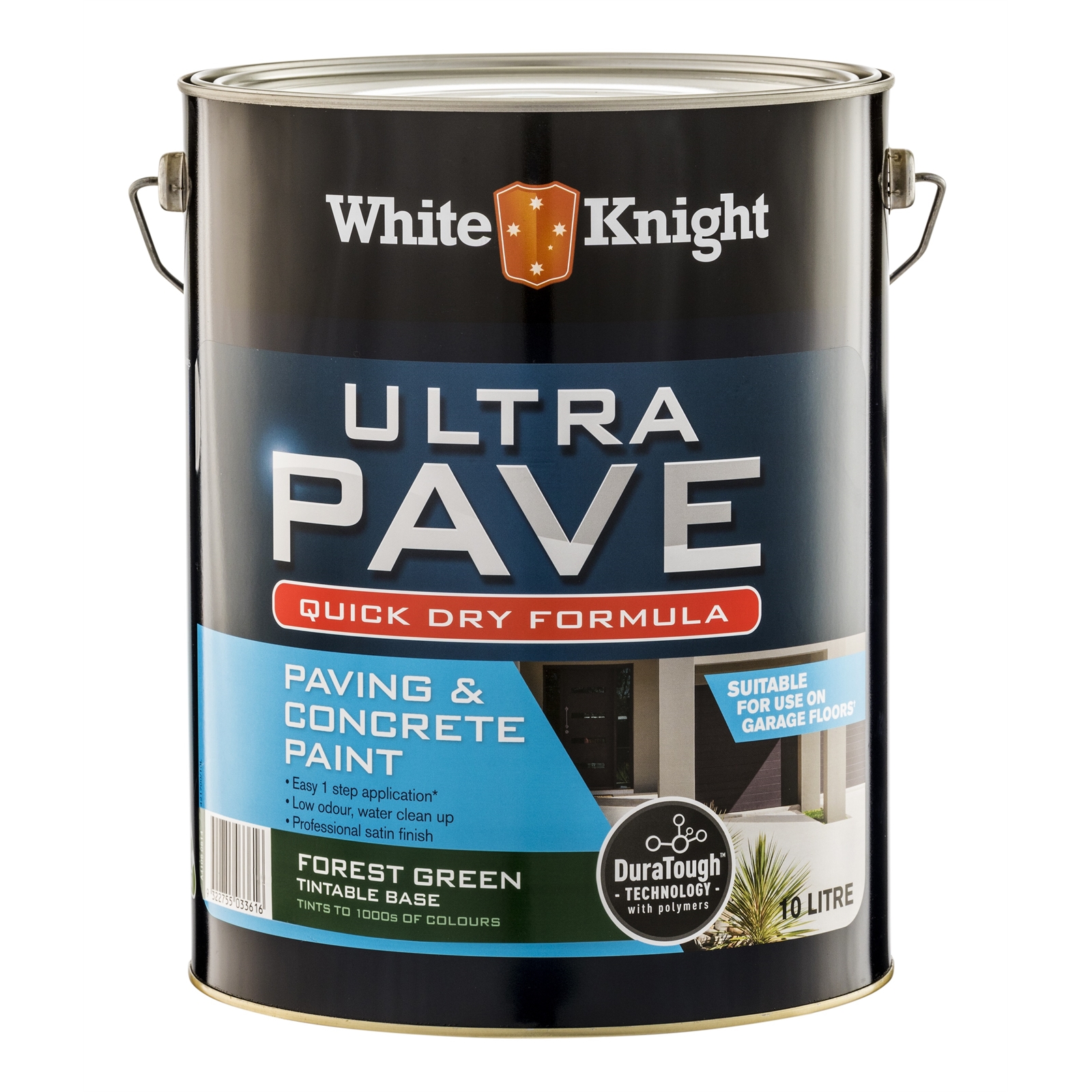 White Knight 10L Forest Green Quick Dry Ultra Pave Paint