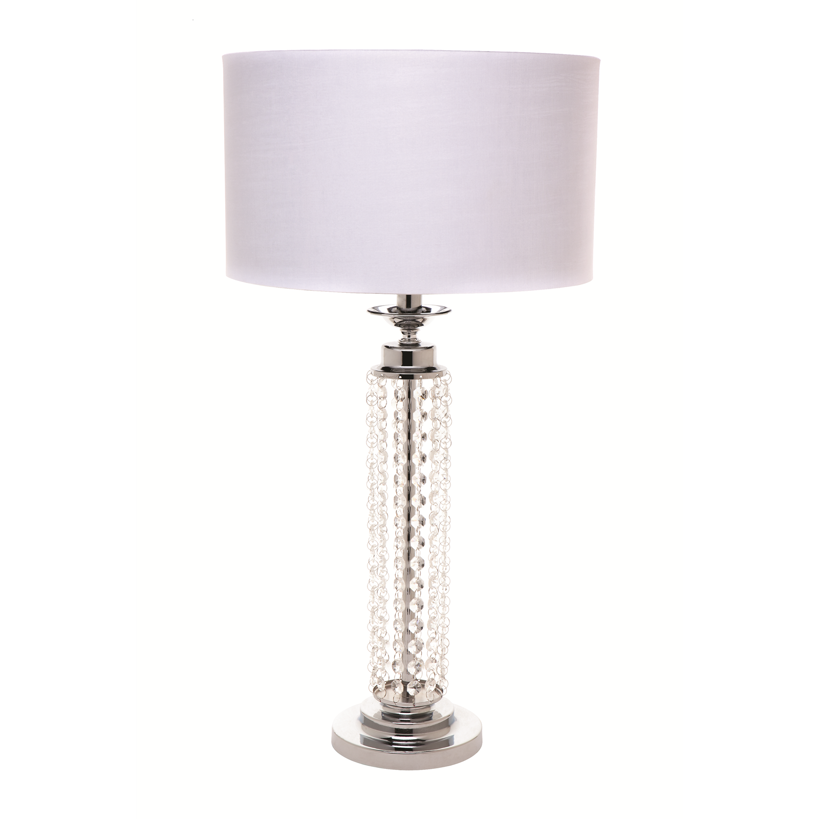Cafe Lighting 60cm White Cascade Table Lamp