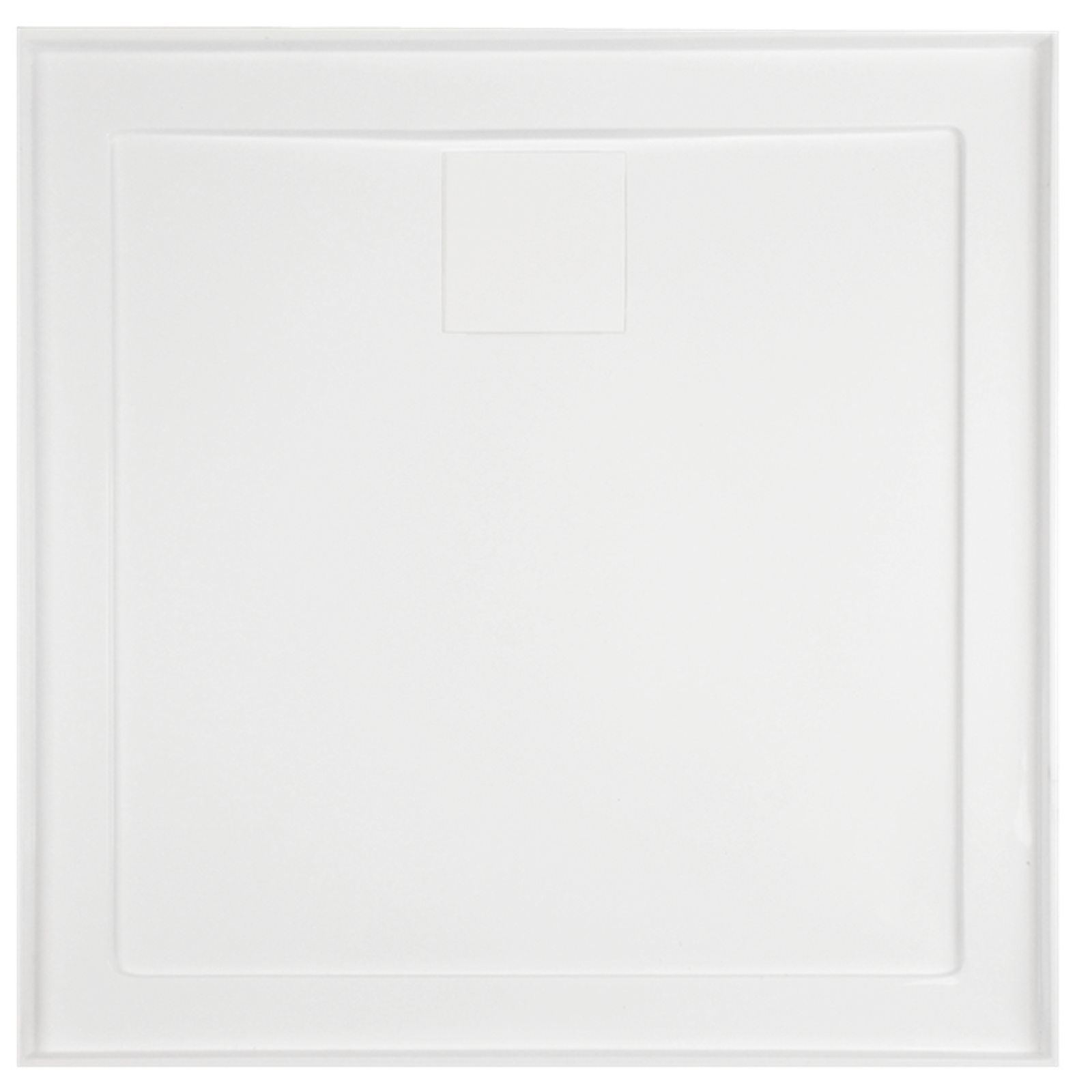 Mondella 900 x 900mm White Rococo Square Shower Base