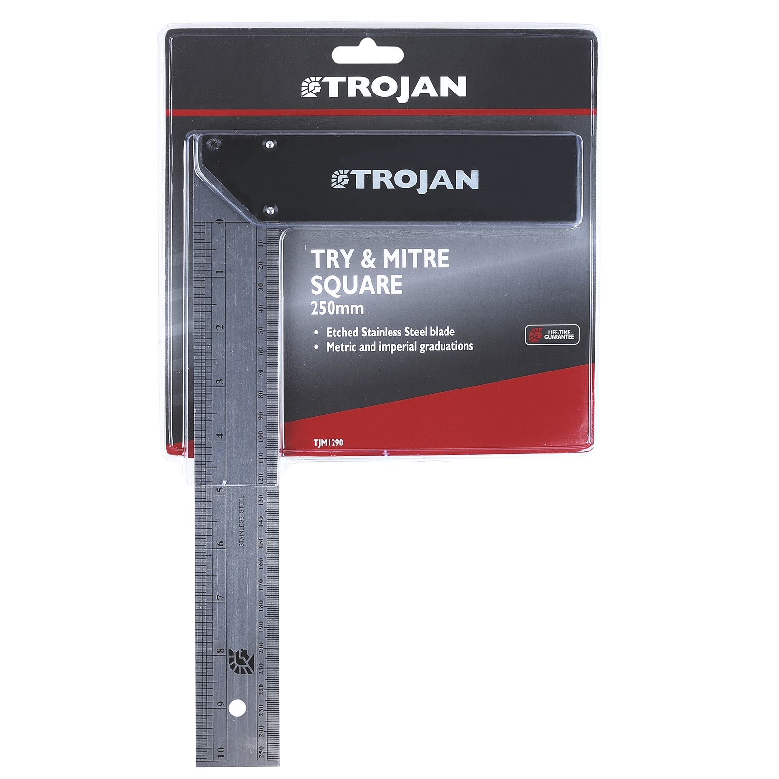 Trojan 250mm Try And Mitre Square