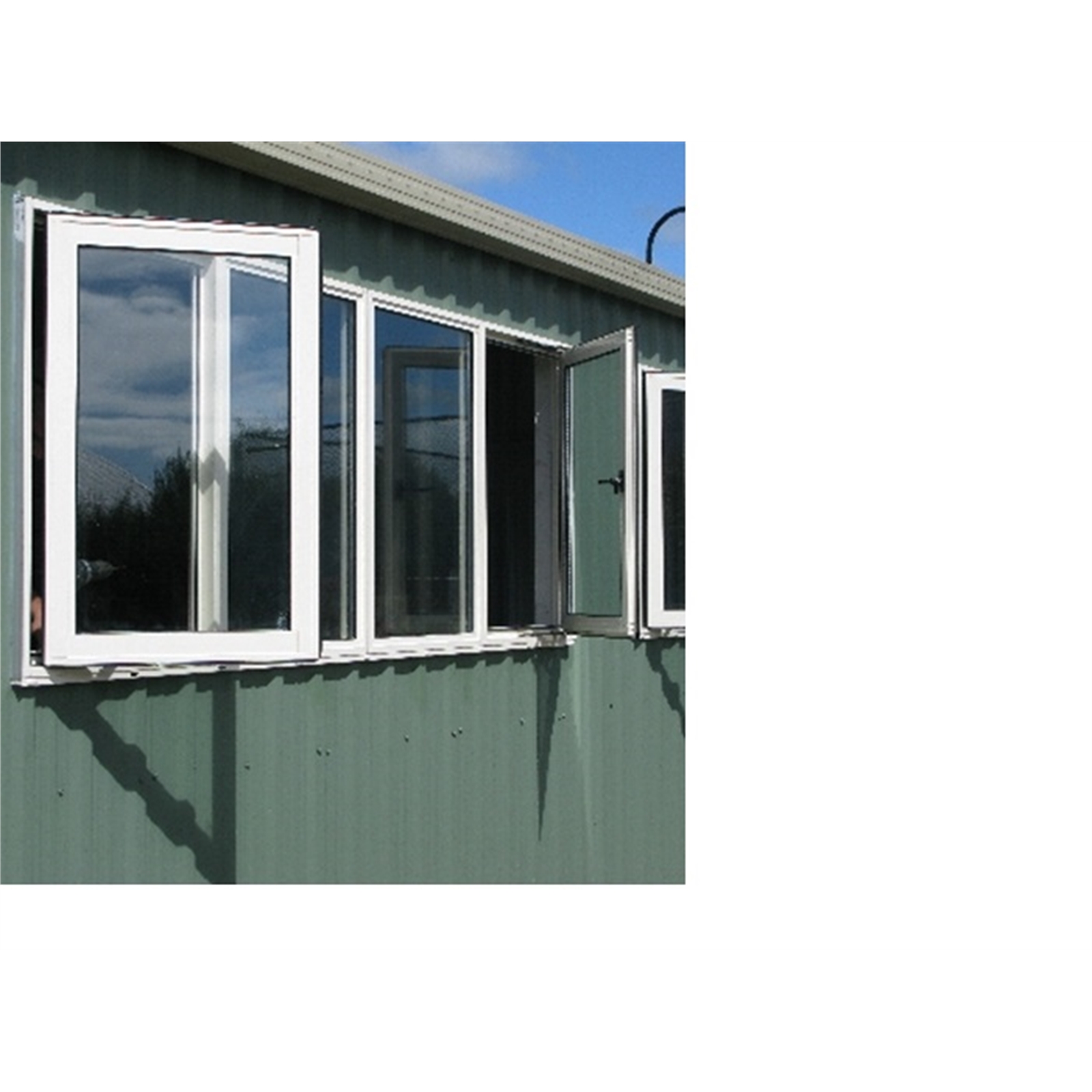 Polar Eco-View 600 x 945mm White Birch Openable Double Glazed Window