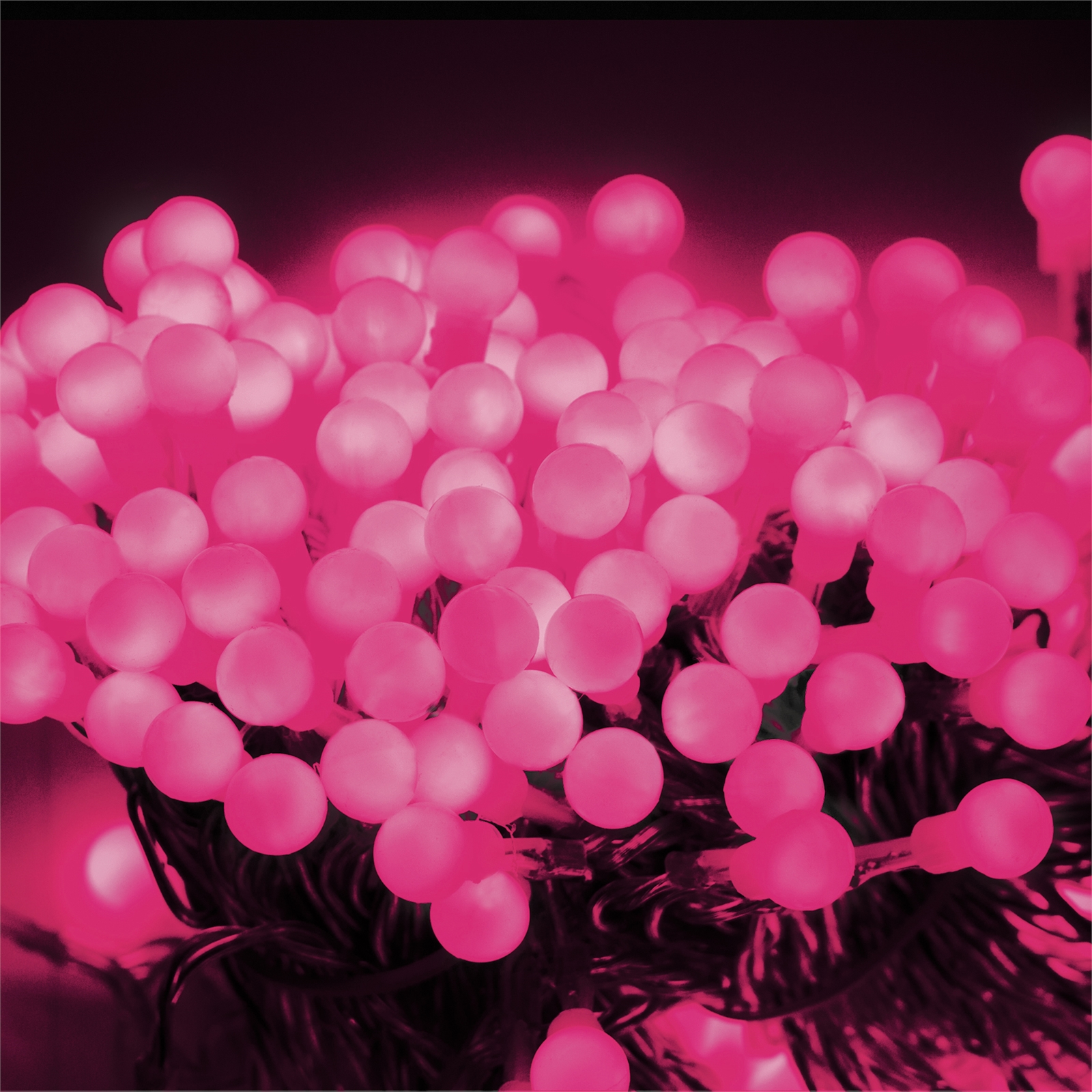 Lytworx 200 LED Miniball Pink Festive Fairy Lights