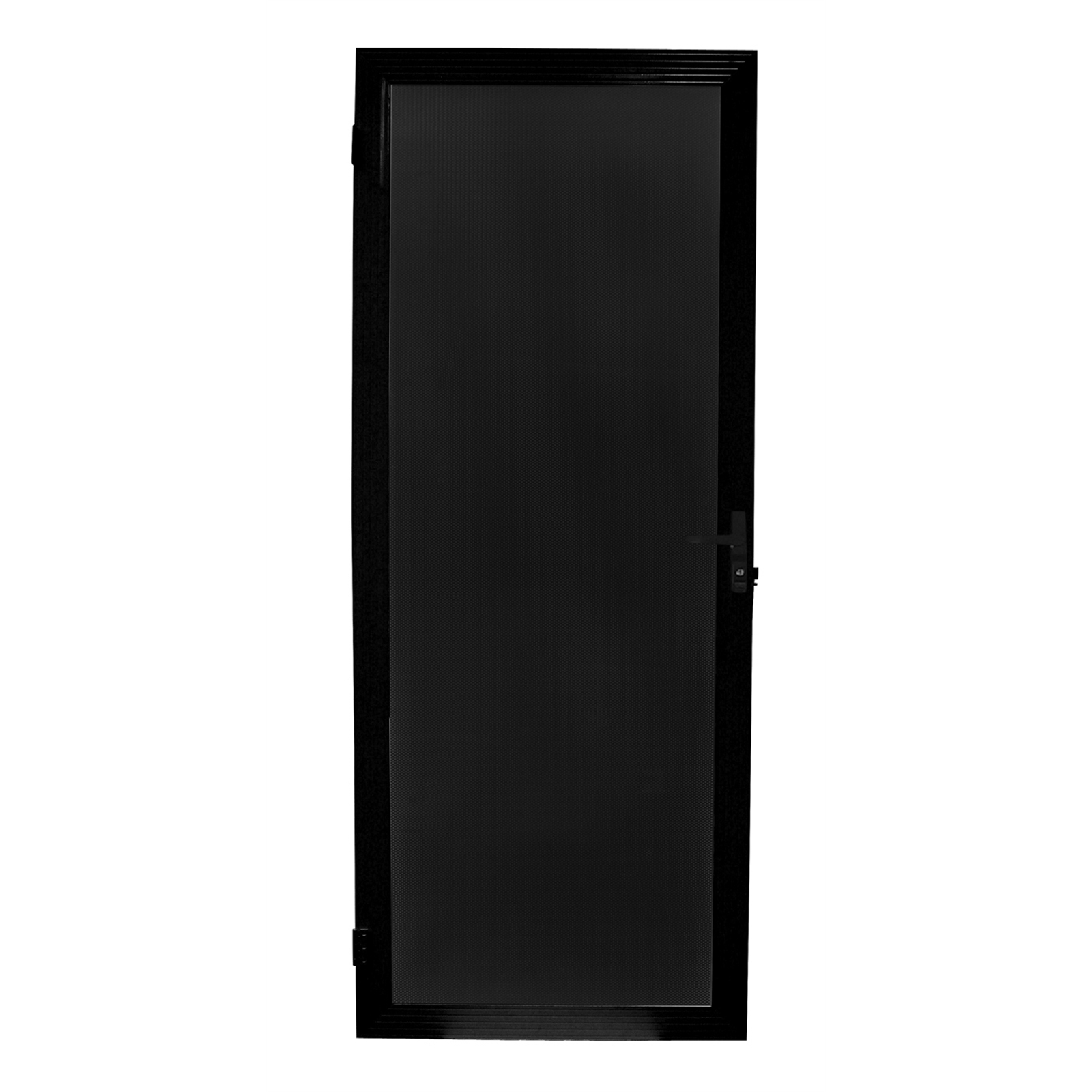 Bastion 2024 x 806mm - 2040 x 820mm Black Aluminium Soho Adjustable Barrier Door