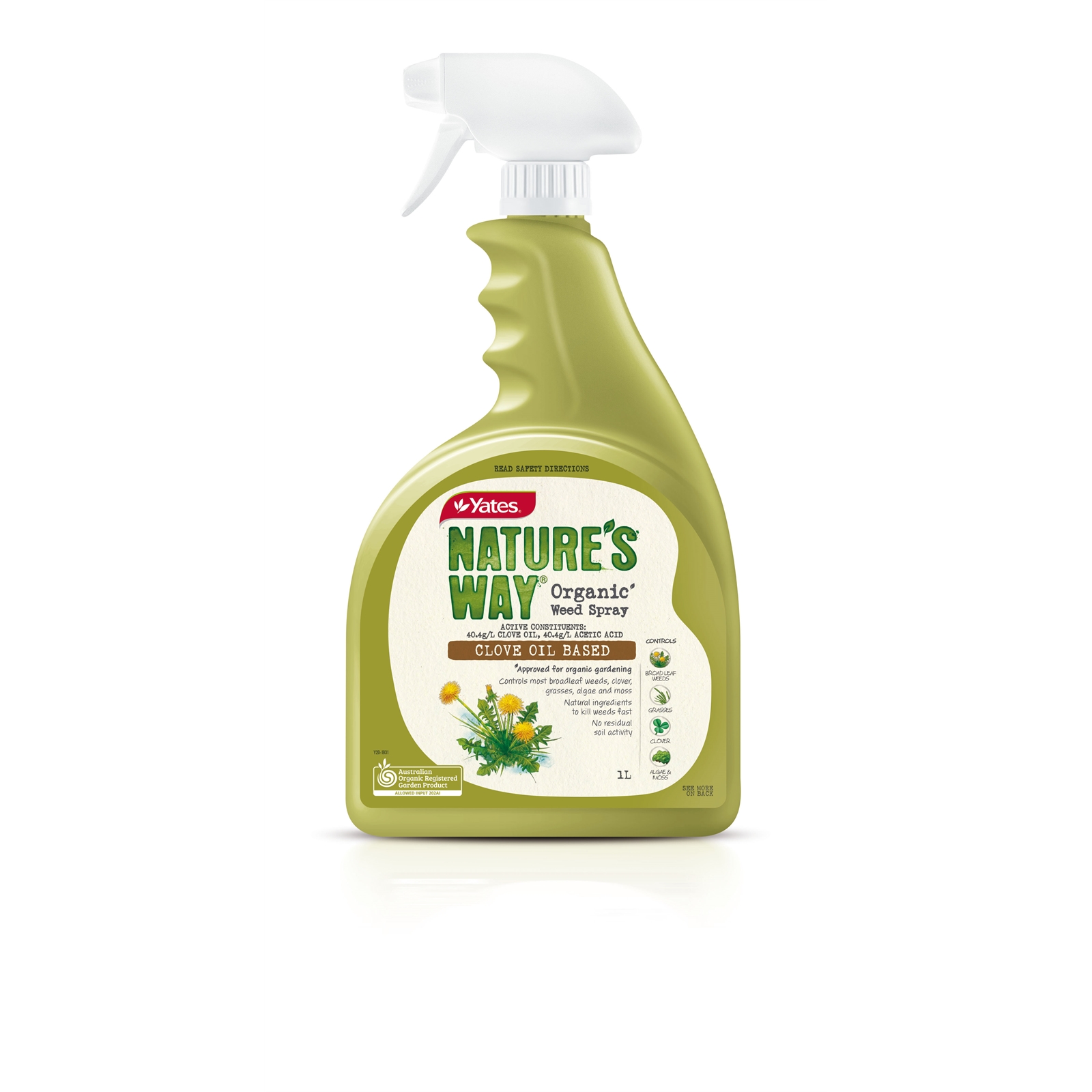 Yates 1L Nature's Way Organic Weed Spray