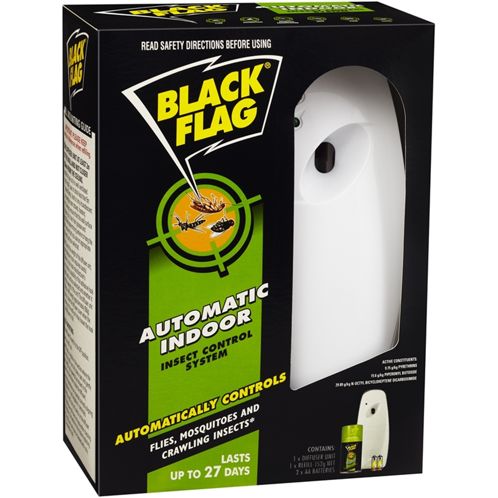 Black Flag Automatic Indoor Insect Control Kit