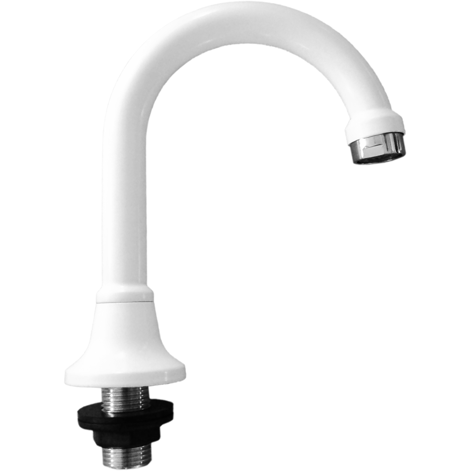 Shaw & Mason WELS 3 Star White Swivel Basin Spout | Bunnings Warehouse