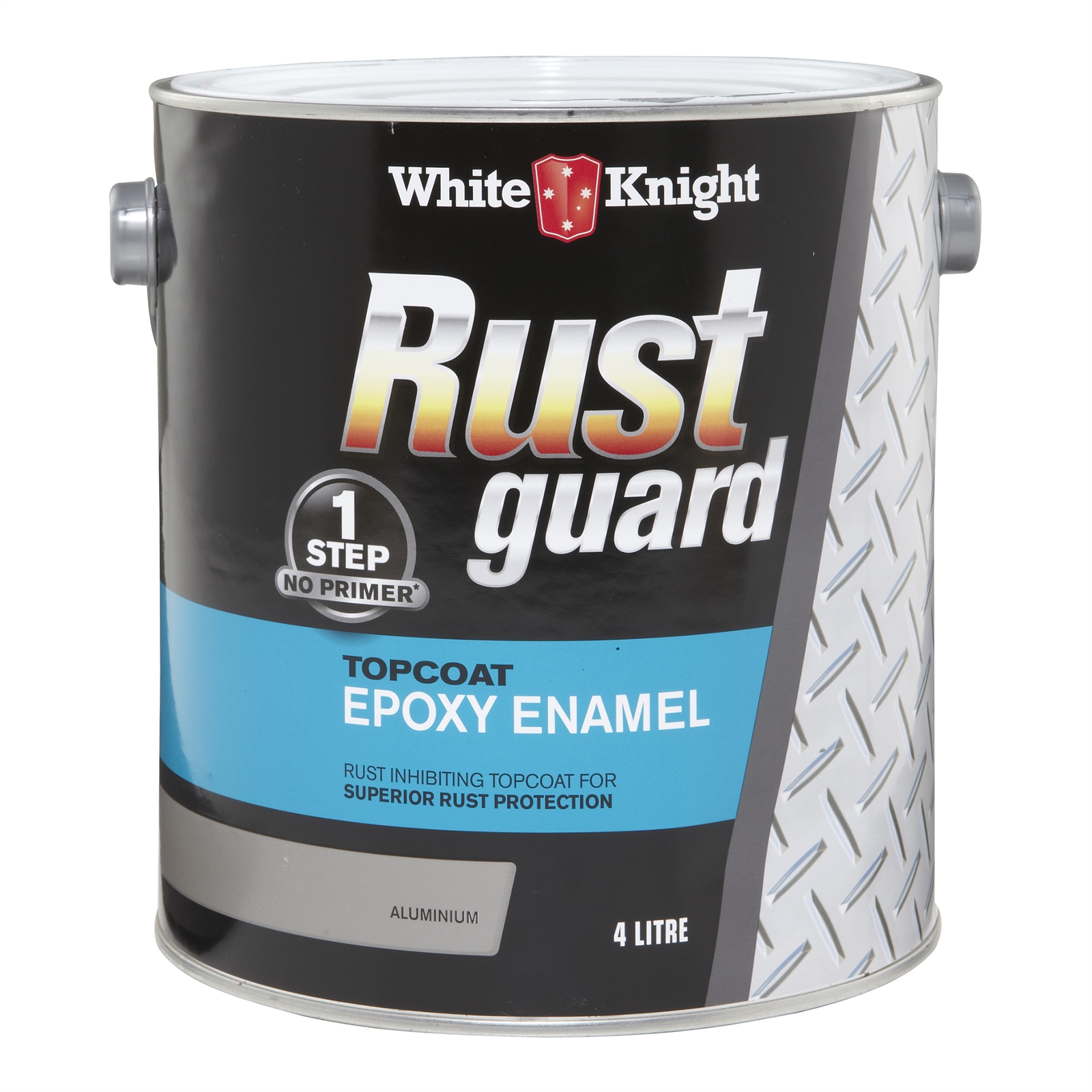 White Knight Rust Guard 4L Aluminium Epoxy Enamel Paint