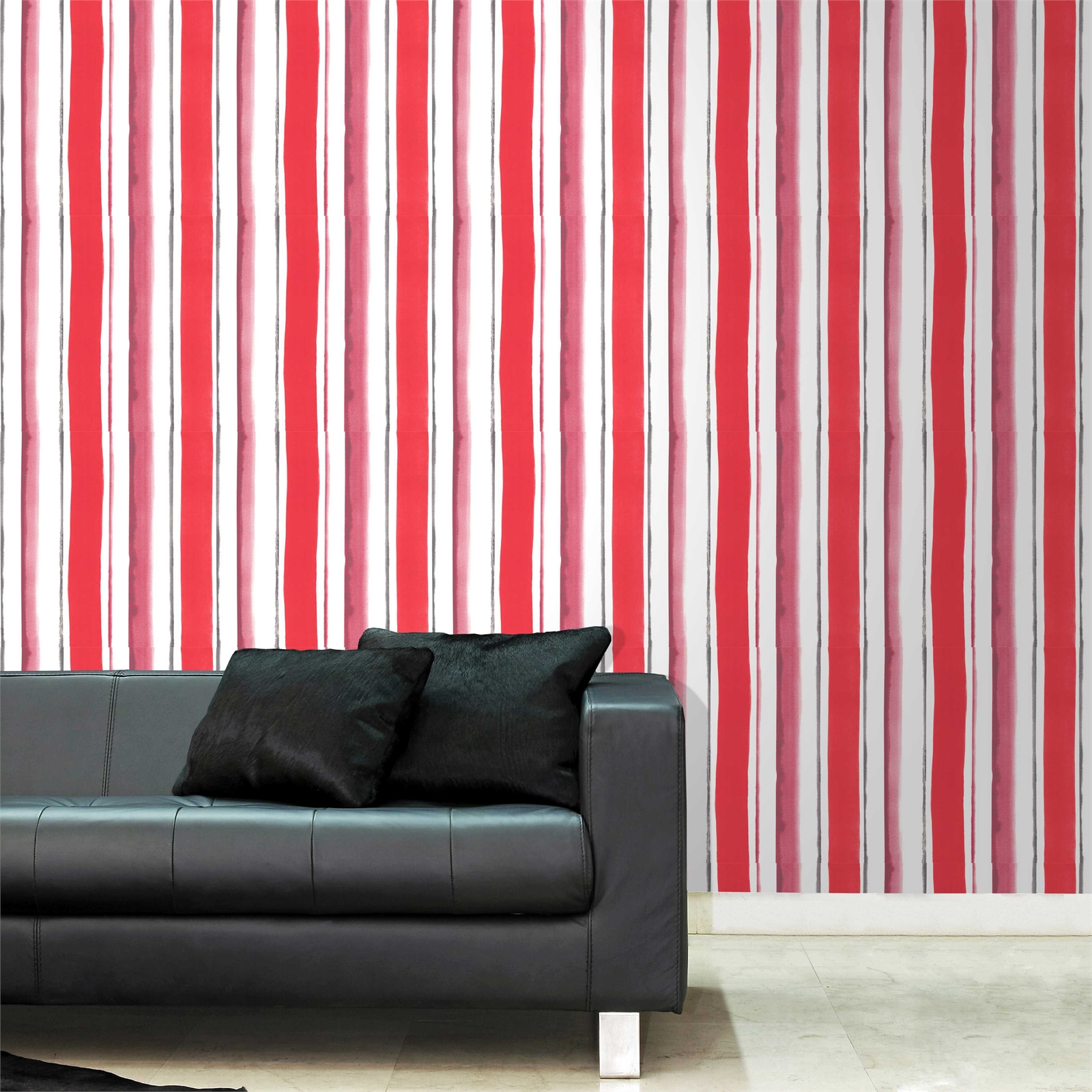 Superfresco Easy Waterfall Red 52cm x 10m Wallpaper
