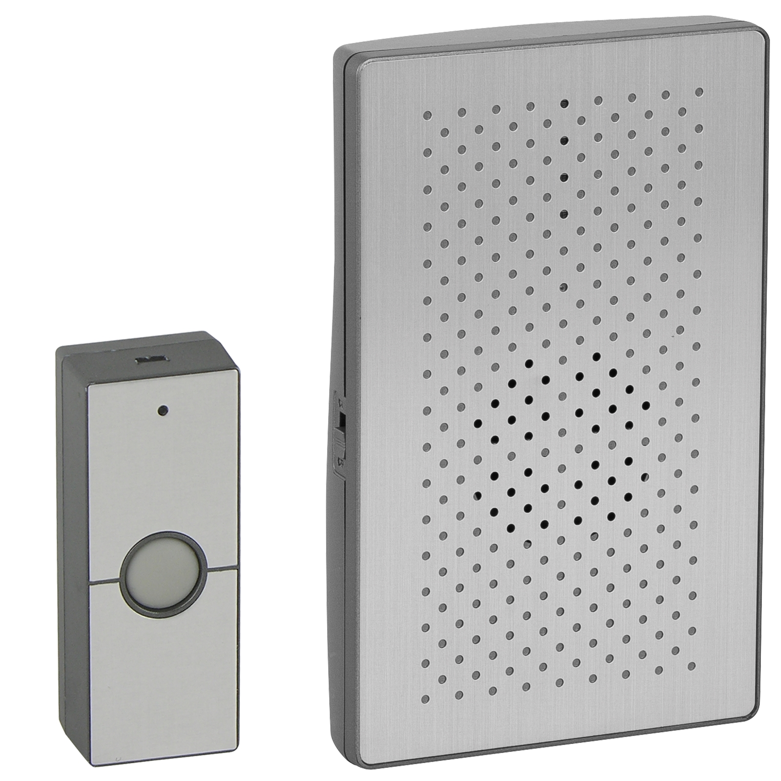 Arlec Metallic Long Range Wireless Door Chime Bunnings Warehouse