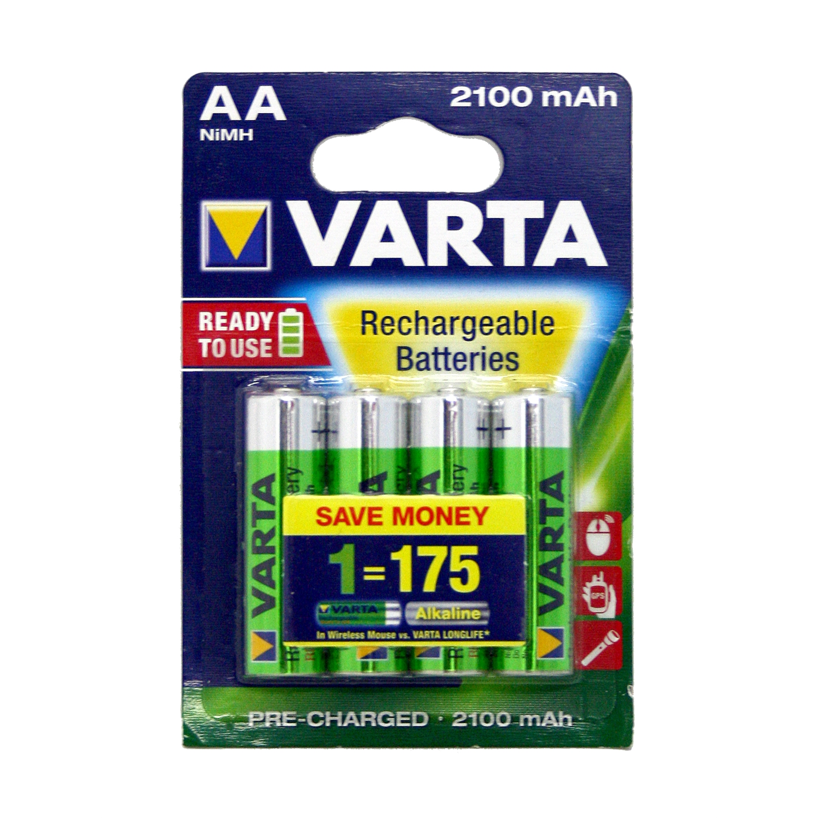 Varta AA 2100Mah Rechargeable Batteries 4 Pack Bunnings Warehouse