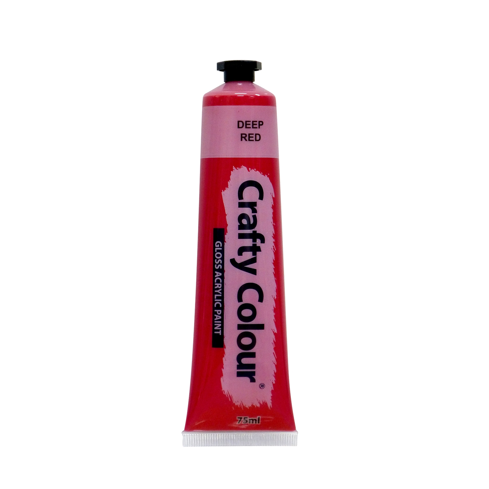 Crafty Colour 75ml Deep Red Acrylic Paint Bunnings Warehouse