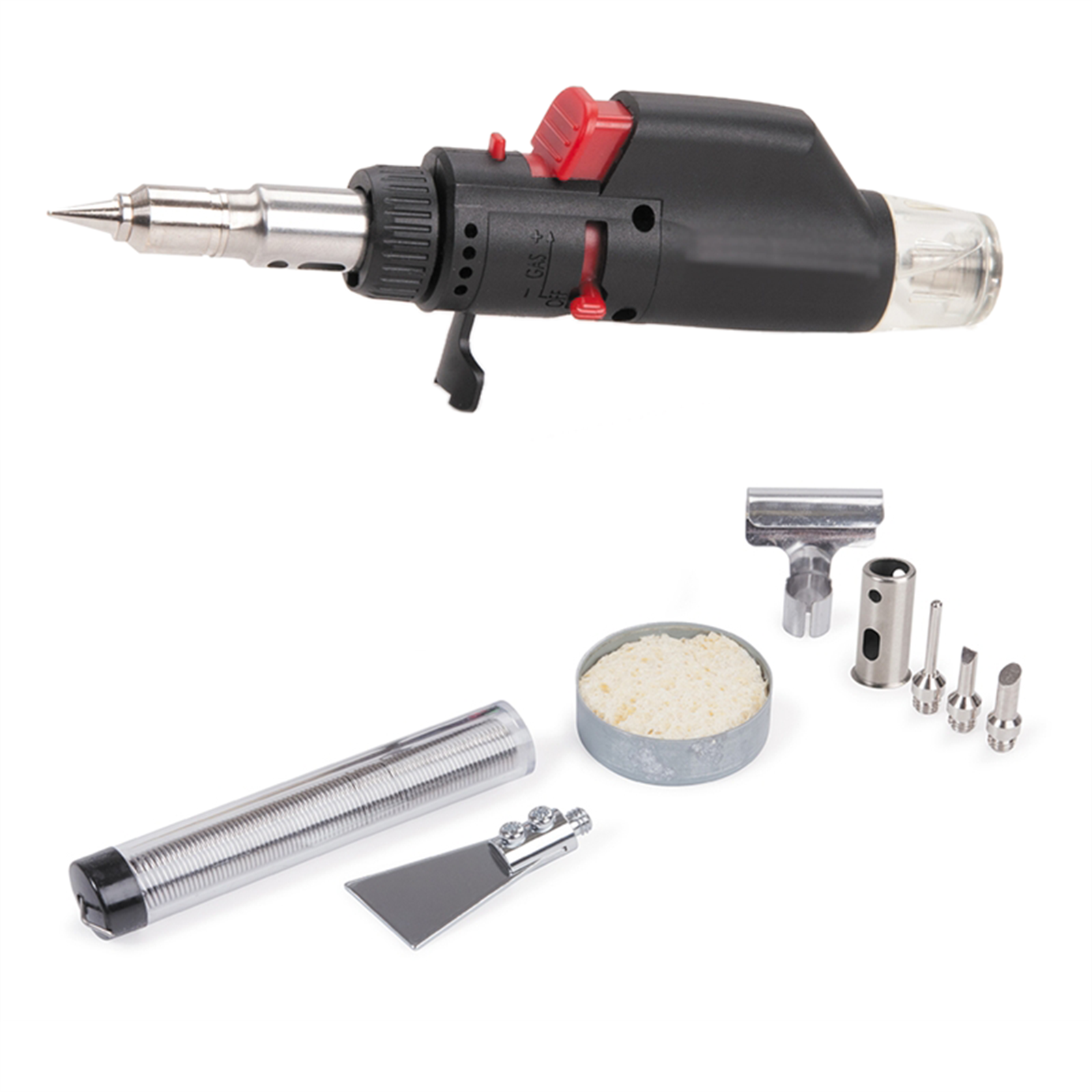 Tradeflame 10 In 1 Micro Soldering Torch Hot Air Kit