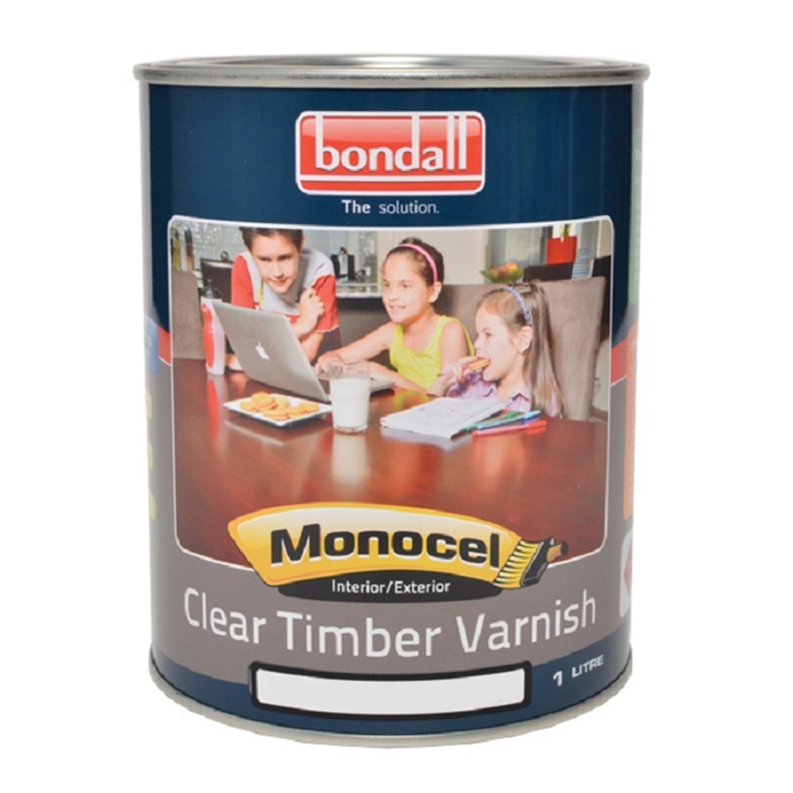Bondall 1L Satin Monocel Clear Timber Varnish