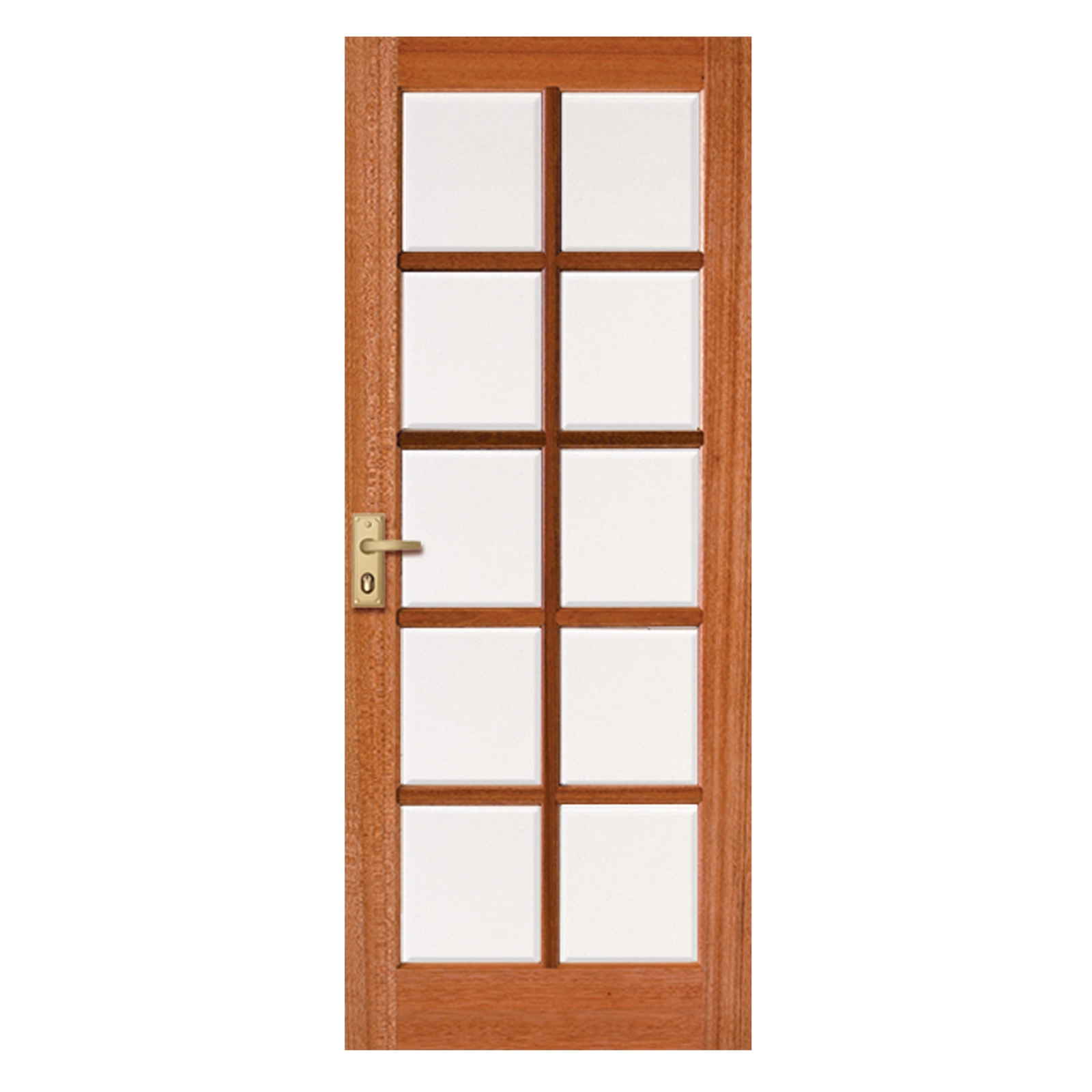 Corinthian Doors 2040 x 820 x 40mm Windsor Clear Bevelled Entrance Door
