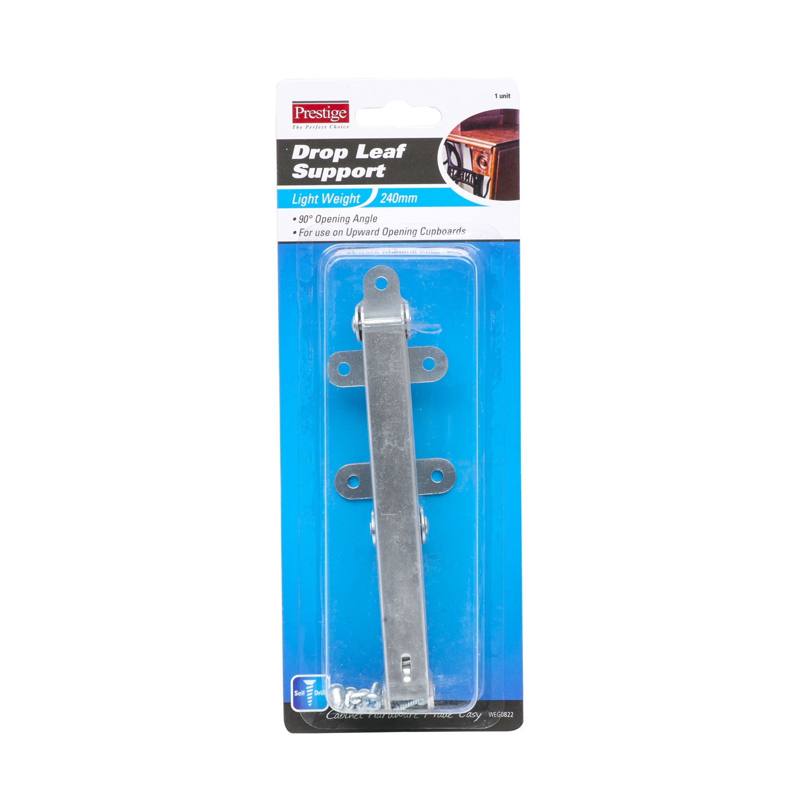 Prestige 240mm Zinc Plated Drop Leaf Support | Bunnings Warehouse