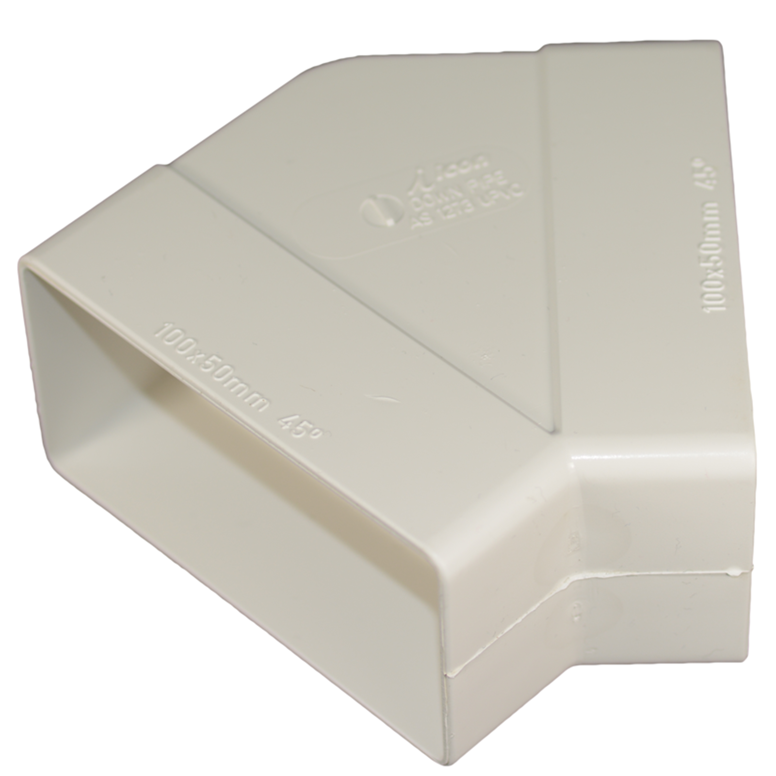 Icon Plastics PVC 45 Degree Square Downpipe Reverse Elbow
