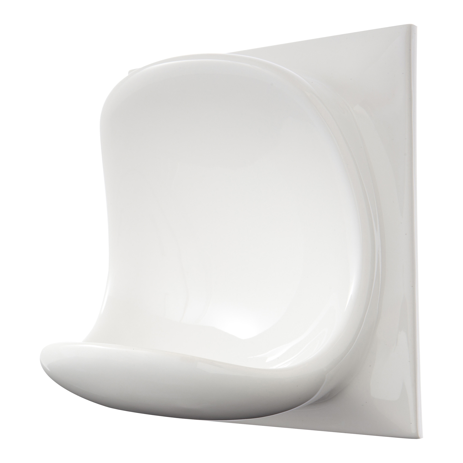 Roberts Designs 150 x 150mm White Ceramic Soap Dish