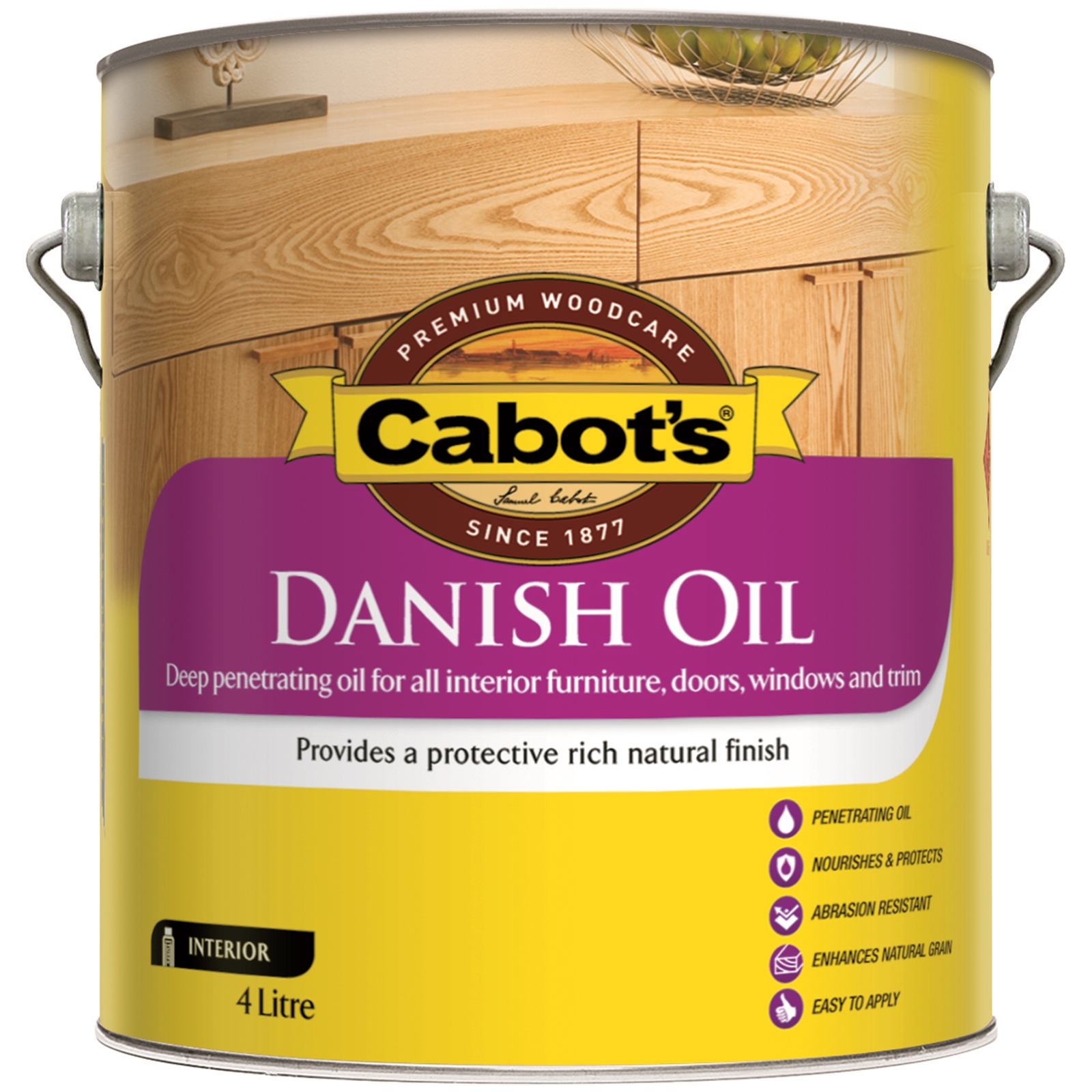 Cabot's 4L Clear Danish Oil