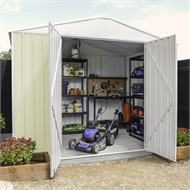 Pinnacle 3 x 3 x 2.4m Garden Shed - Cream Bunnings Warehouse Pinnacle 3 x 3 x 2.4m Garden Shed - Cream Bunnings Warehouse