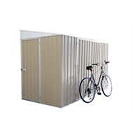 garden pro 4.48 x 3 x 2.06m backyard series shed - green