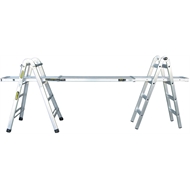 Gorilla 120kg Mighty 15 Multi-Purpose Aluminium Ladder | Bunnings Warehouse