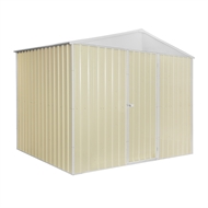 Pinnacle 2.3 x 2.3 x 2.4m Garden Shed - Cream | Bunnings Warehouse