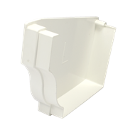 Icon PVC Square Open Wall Downpipe Bracket | Bunnings Warehouse