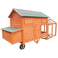 QiQ-Fix The Chalet Chicken Coop Plus Run – TPE014 | Bunnings 