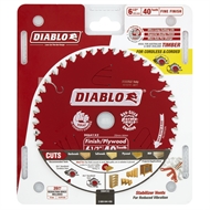 Diablo 165mm 6.5" 40 Teeth Fine Finish Cordless Circular Saw Blade