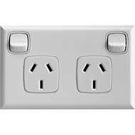 Powerpoints & Light Switches available from Bunnings Warehouse