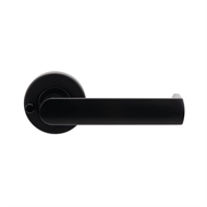 Lockwood 55mm Matt Black Velocity L8 Privacy Lever | Bunnings Warehouse