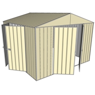 keter summit 2555x2875x2550mm polypropylene shed