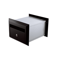 Velox 230mm White Back Open Letterbox with Sleeve | Bunnings Warehouse