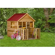 cedar shed industries 2.7 x 2.55 x 2.3m elevated 1200mm